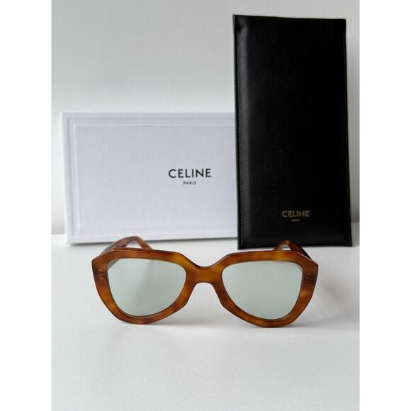 NEW Celine CL40046U Photochromic Sunglasses in Brown Green - Picture 3 of 5